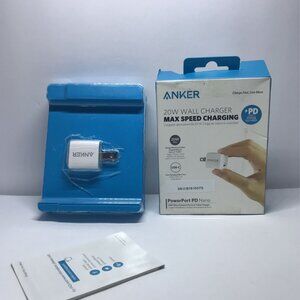 Anker Fast USB-C Wall Charger 20W Power Delivery Charging for iPhone 13/12